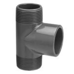 pvc hd t-stuk 90 graden naar buitendraad van de lande