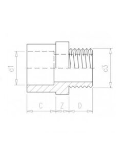 pvc hd draadeind recht technisch