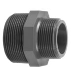 van de lande pvc-u verlopende draadnippel