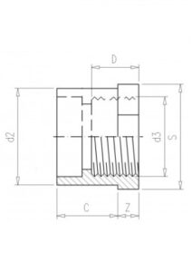 pvc lijmring binnendraad van de lande