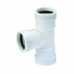 wavin wafix pp manchet t-stuk 90 graden wit