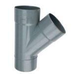 wavin wadal pvc t-stuk 45 graden mof-spie