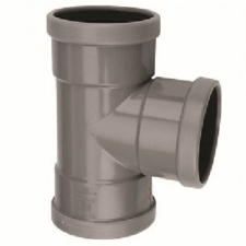 wavin wafix manchet t-stuk 90 graden pvc
