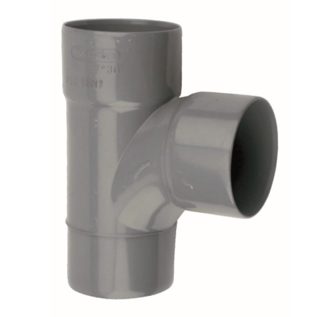 wavin wadal pvc t-stuk 90 graden mof-spie