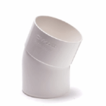pvc hwa bocht wit 22 graden