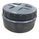 pvc eindstuk met schroefdeksel 200