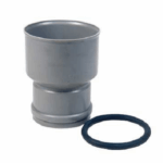 PVC OVERGANGSSTTUK GY|GRES