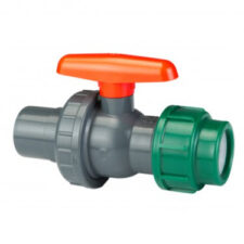 PVC/PE KOGELKRAAN VOOR SUBSTRAAT