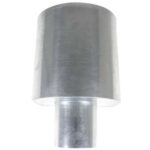 ZINKEN VERGAARBAK HALFROND 80 MM