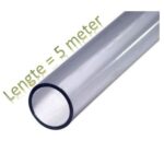 PVC DRUKBUIS TRANSPARANT 5 METER LENGTES
