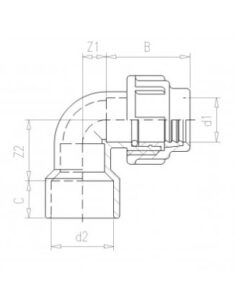 pe/pvc overgangsknie technisch