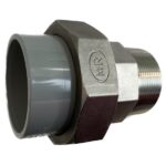 C-PVC KOPPELING NAAR RVS DRAAD