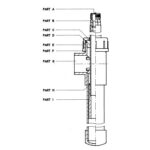 LOSSE ONDERDELEN VOOR PVC TELESCOOP