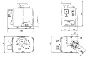 actuator elektrische kogelkraan