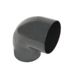 HWA PVC BOCHT 90 GRADEN ANTRACIET